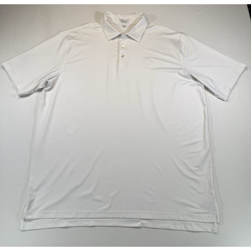 Peter Millar Summer Comfort Polo XXL White Performance Golf Shirt - Picture 2 of 10